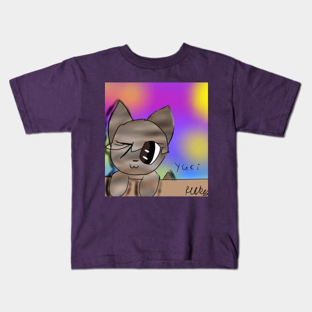 Yuki The Yorkie Kids T-Shirt by Ruby22